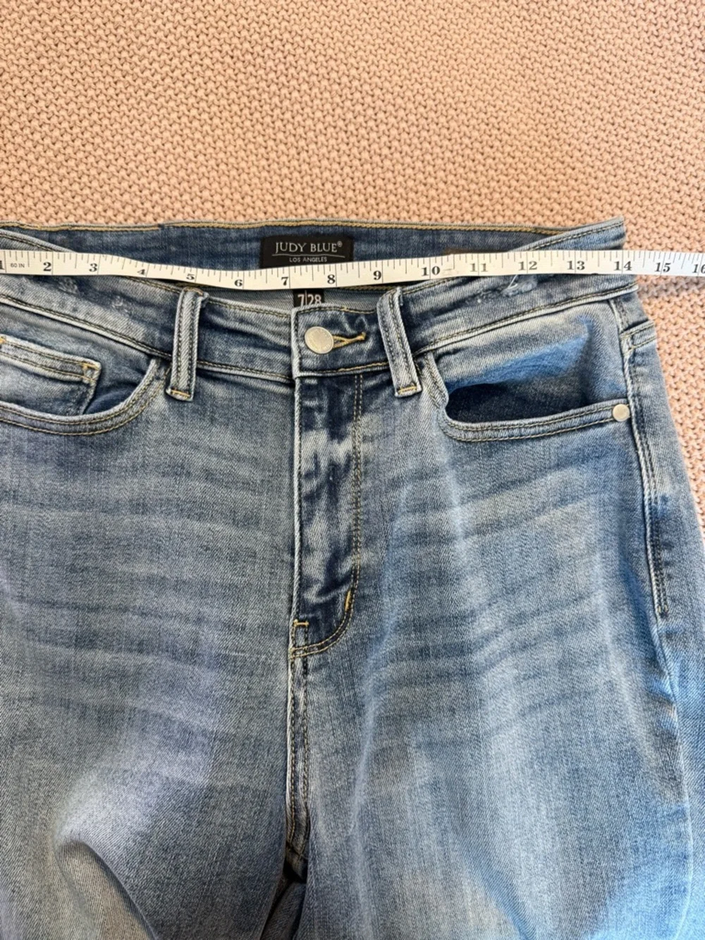 Judy Blue High Rise Straight Leg Light Wash Women’s Jeans 28 - Picture 9 of 12